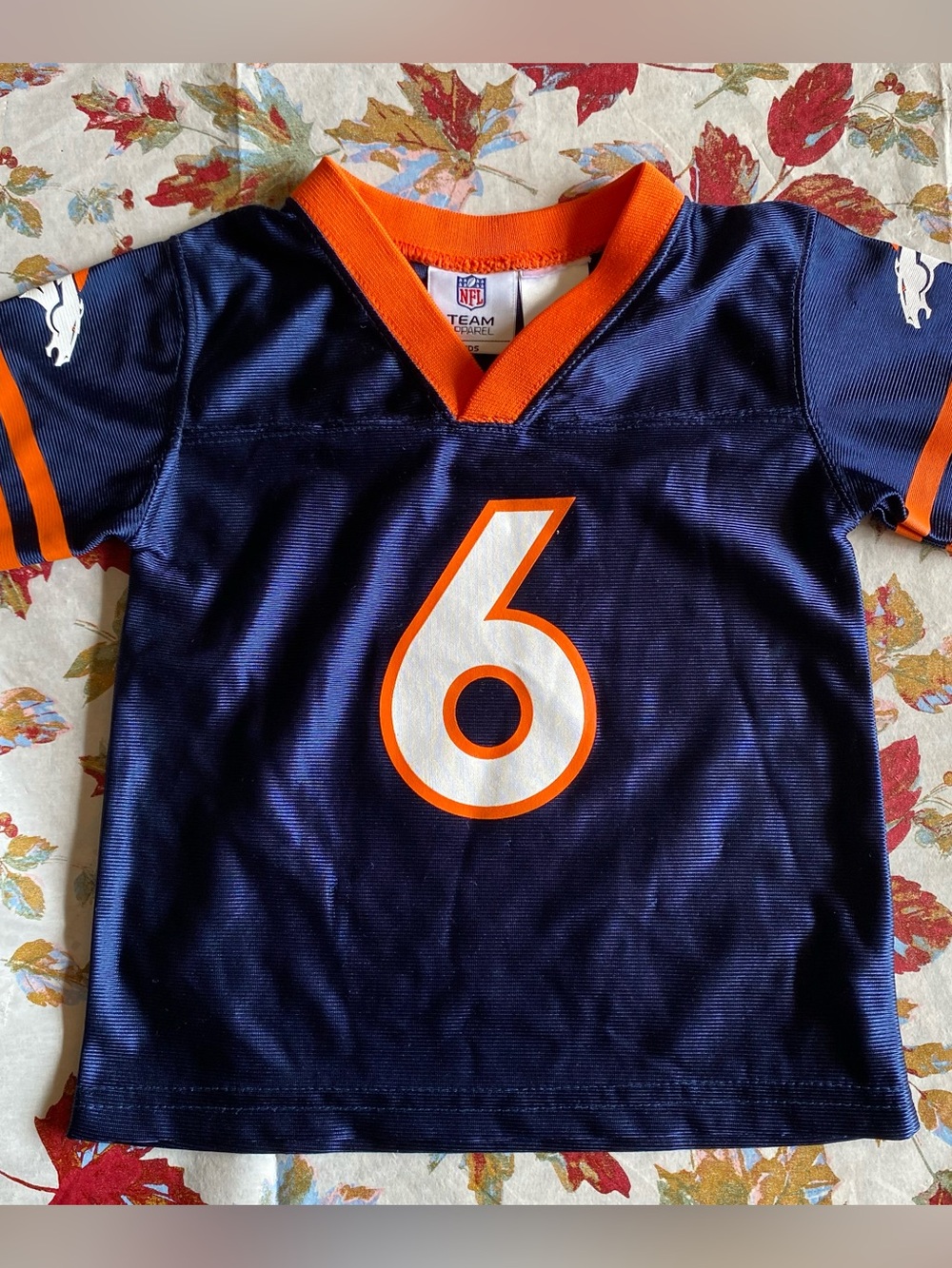 Denver Broncos Toddler 3T Jake Cutler 6 Reebok Jersey Little Kids Blue Orange